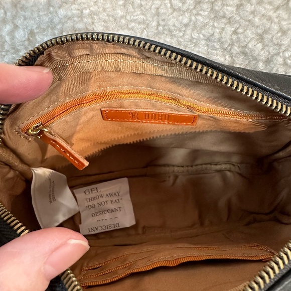 HOBO - Renny Small Crossbody Bag Purse Leather Leopard Adjustable NWT - Picture 10 of 13